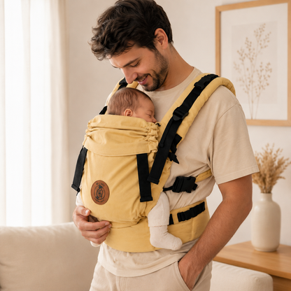 ONE COLOR Yellow - Portabebés Ergonómico Evolutivo