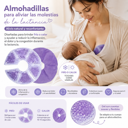 Almohadillas de Gel – Compresas para Lactancia Materna