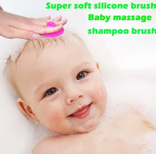 Cepillo de Silicona para cabecita de Bebé
