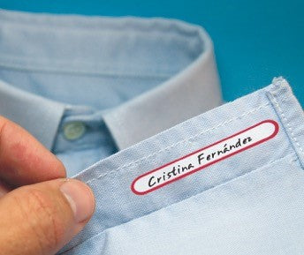 Etiquetas Write & Iron termo adhesivas para ropa