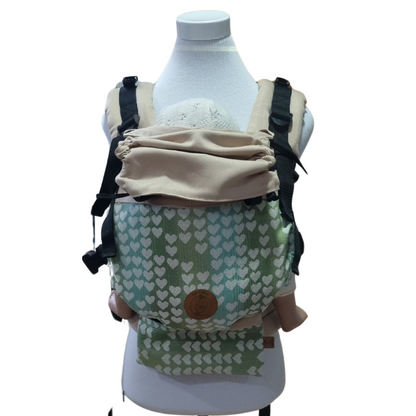 Mochila de porteo ergonómica con broche de mochila para bebés desde 4 kg