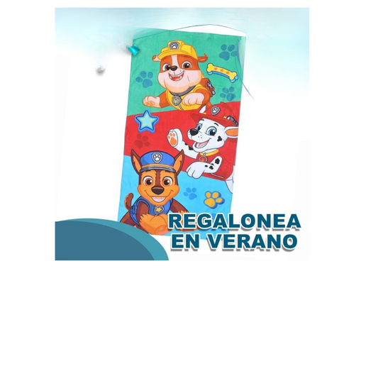 Toalla de Playa Paw Patrol 70 x 140 cm – Suave, absorbente y divertida