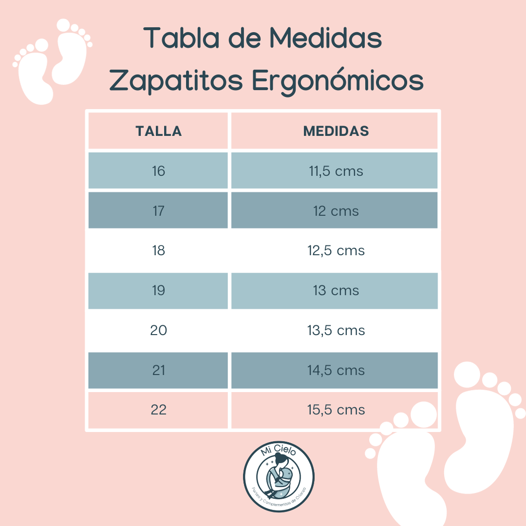 Zapatitos Ergonómicos de Bebé Talla 17