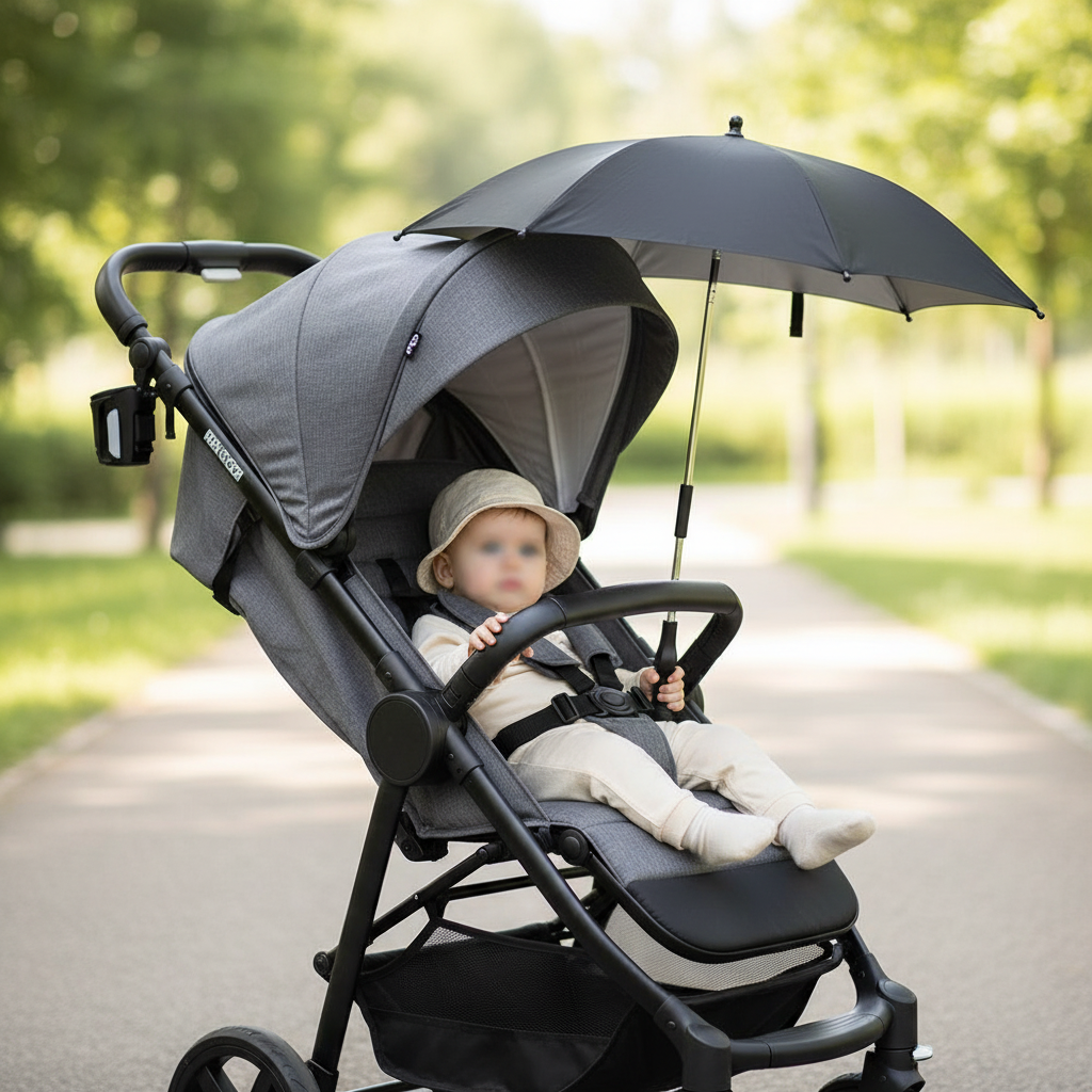 Sombrilla para coche de bebé con protección UV 50+