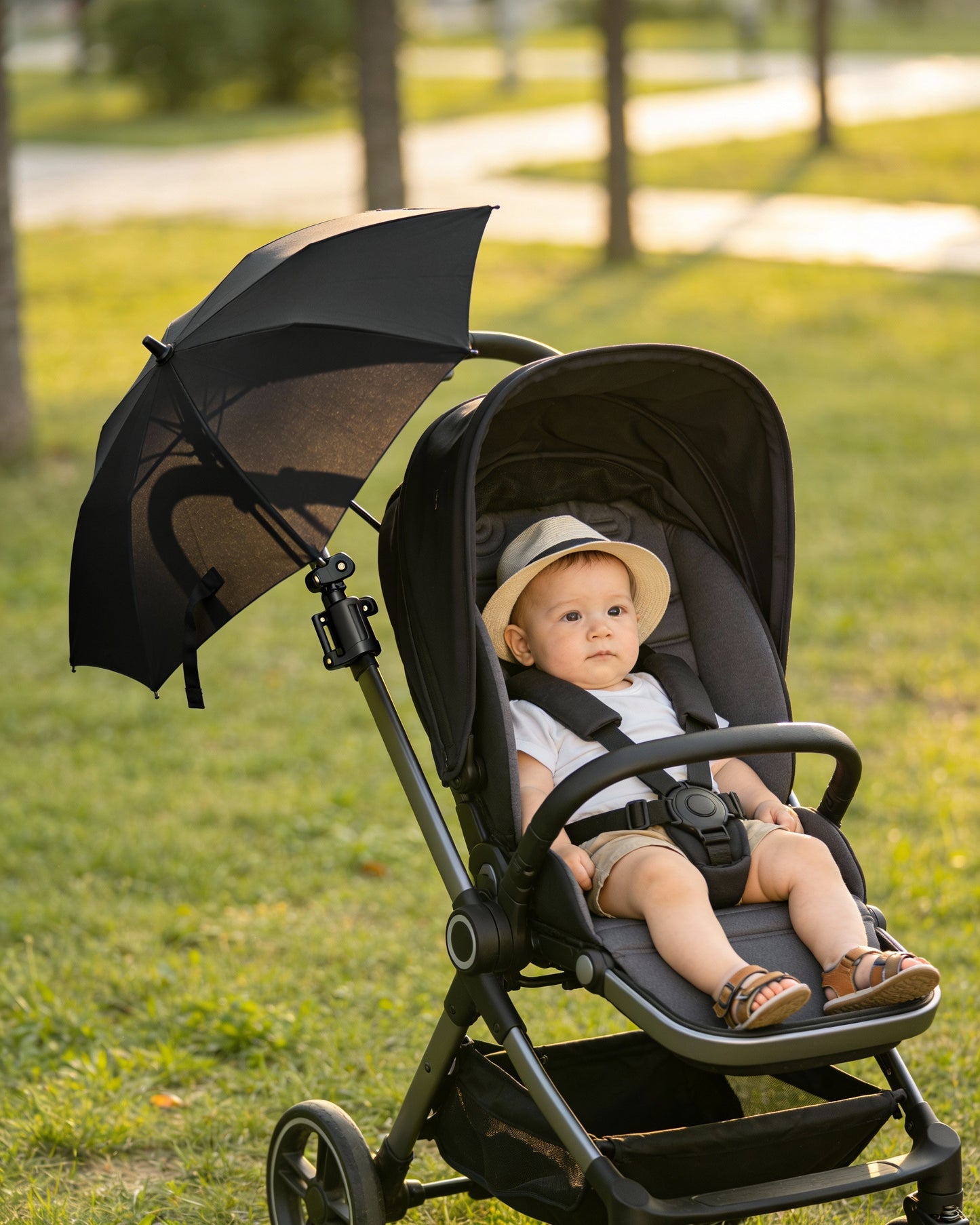 Sombrilla para coche de bebé con protección UV 50+