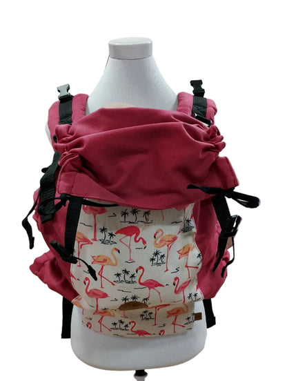 Mochila Toddler Burdeos Flamenco