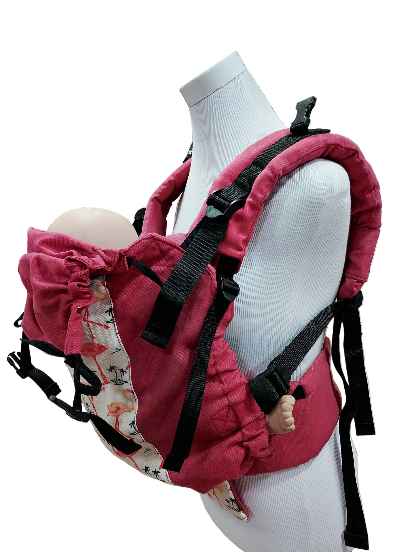 Mochila Toddler Burdeos Flamenco