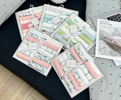 Set de 12 Tutos de Microfibra para Bebé – Suaves, Absorbentes y Multifuncionales